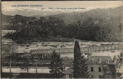 Pau - Vue sur le Gave et les Coteaux à Pau