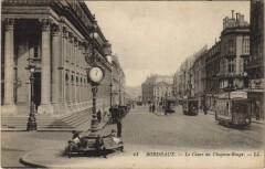 Bordeaux-Le Cours du Chapeau Rouge à Bordeaux