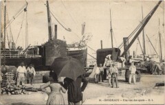 Bordeux Une vue des quais