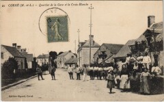 Corne - Quartier de la Gare etb la Croix Blanche