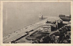 Le Treport (S Inf) La Plage vue des Falaises
