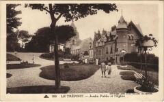 Treport Jardin Public et Eglise