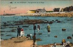 Le Treport Ve générale de la Plage -
													76 Seine Maritime
												