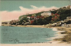 Sainte-Adresse - La Heve vue de la Plage à Sainte-Adresse