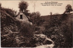 Chatelus Malvaleix Paysage dans la Vallee France