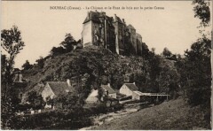 Boussac Le Chateau et le Pont de bois France à Boussac