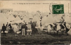 La Courtine Distribution des Paillasses France à La Courtine