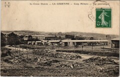 La Courtine Camp Militaire, Vue panoramique France à La Courtine