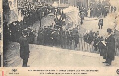 Paris - Les Zeppelins Sur Paris - Crimes Odieu Des Pirates Boches à Paris