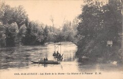 Saint Maurice - Les Bords De La Marne - La Marne Et Le Passeur -
																					94410 Saint-Maurice
																			