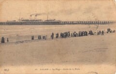 Calais - La Plage - Sortie De La Malle à Calais