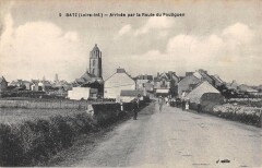 Batz - Arrivee Par La Route Du Pouliguen -
													44 Loire Atlantique
												