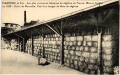 Marseille Carenou et Cie Les plus anicennec fabriques de reglisse à Marseille