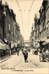 Marseille - La Rue d'Aix à Marseille
