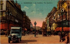 Marseille - La Cannebiere à Marseille