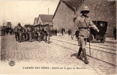 Marseille - L'Armee des Indes - Defile sur le Quai de Marseille -
																					13000 Marseille
																			
