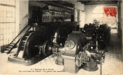 Barrage de la Sioule - interieure de l'Usine les machines -
													63 Puy de Dôme
												