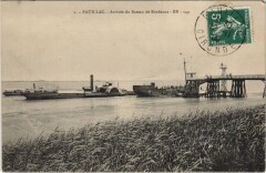 Pauillac-Arrivée du Bateau de Bordeaux à Bordeaux