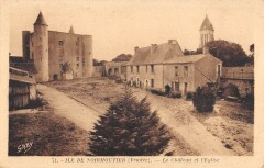 Ile De Noirmoutier - Le Chateau Et L'Eglise