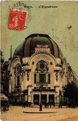 Carte postale ancienne L'Hippodrome
                                                                     à Paris 18e
                                