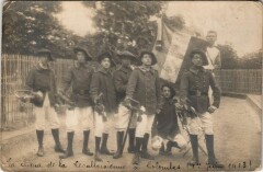 Carte photo Colombes La clique de la Levaloisienne 1913 -
																					92700 Colombes
																			
