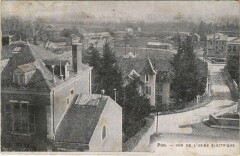Pau vue de l'Usine electrique France