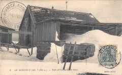 Le Hohneck - Table D'Orientation En Hiver