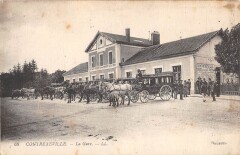 Contrexeville - La Gare à Contrexéville