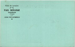 Hotel de Lorraine - Paul Demange Granges