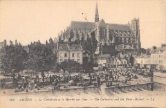 Amiens - La Cathedrale Et Le Marche Sur L'Eau à Amiens