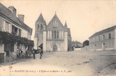 Blaison - L'Eglise Et La Mairie