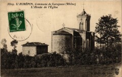 L'Aubepin - Commune de Larajasse - L'Abside de l'Eglise à Larajasse