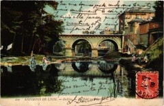 Env. de Lyon - Oullins - Le Pont sur l'Izerou à Oullins