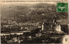 Rochetaillee - Le Chateau le Village la Saone