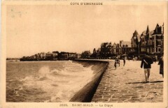 Cote d'Emeraude - Saint-Malo - La Digue à Saint-Malo