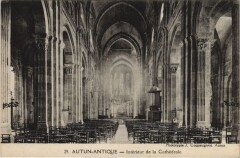 Autun Interieur de la Cathedrale France à Autun