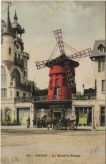 Paris 18e Montmartre Le Moulin Rouge