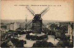 Carte postale ancienne Moulin de la Galette
                                                                     à Paris 18e
                                