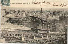 Carte postale ancienne Le Funiculaire de Montmartre
                                                                     à Paris 18e
                                