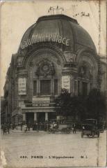 Carte postale ancienne L'Hippodrome
                                                                     à Paris 18e
                                
