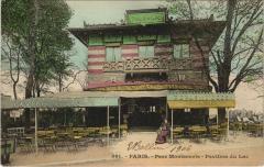 Carte postale ancienne Parc Montsouris - Pavillon du Lac
                                                                     à Paris 14e
                                