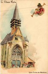 Paris Expo 1900 - Le Vieux Paris Eglise Saint-Julien des Ménétriers
