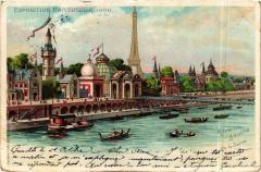 Paris Expo 1900 - Rive gauche de la Seine