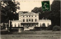Carte postale ancienne Bois de Boulogne - Le Château de Longchamps
                                                                     à Paris 16e
                                