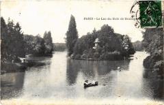 Carte postale ancienne Le Lac du Bois de Boulogne
                                                                     à Paris 16e
                                