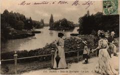 Carte postale ancienne Bois de Boulogne - Le Lac
                                                                     à Paris 16e
                                