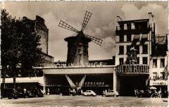 Carte postale ancienne Le Moulin Rouge
                                                                     à Paris 9e
                                
