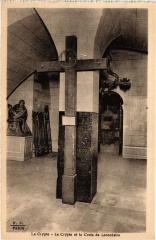 Paris 6e Paris-La Crypte-La Crypte et la Croix à Paris 6e