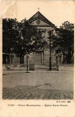 Carte postale ancienne Vieux Montmartre - Eglise Saint-Pierre
																	 à Paris 18e
								