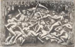 Carte postale ancienne L'Enfer
                                                                     à Paris 9e
                                
